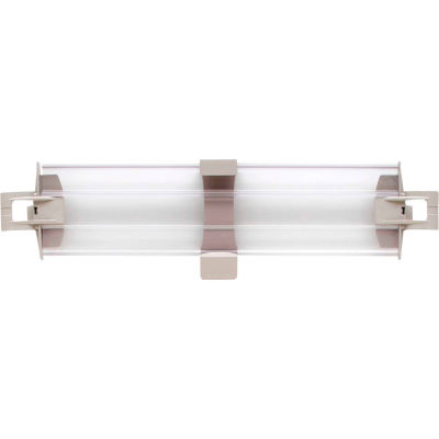 MetroMax 4 Solid Clear Stackable Shelf Ledge - Side - 18"W x 4"H