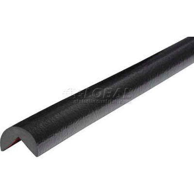 Knuffi 90-Degree Corner Bumper Guard, Type A, 196-3/4"L x 1-9/16"W, Black, 60-6700-3