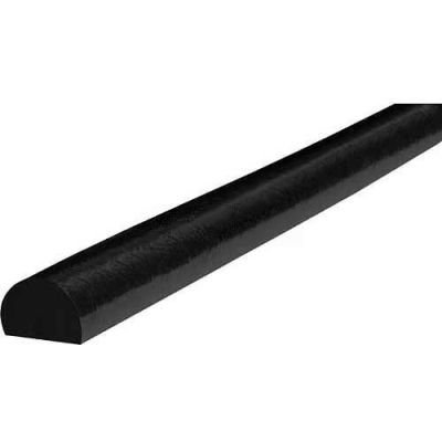 Knuffi Surface Bumper Guard, Type C, 196-3/4"L x 1-9/16"W, Black, 60-6720-3