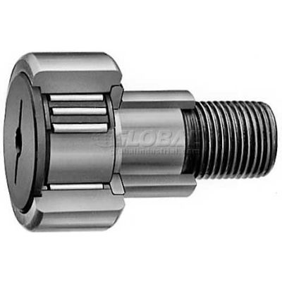 IKO Cam Follower ECC Collar Caged Crowned OD Screwdriver Slot DBL Sealed 16mm OD 11mm W M6 x 1 THR