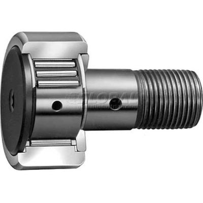 IKO Cam Follower-INCH Caged Crowned OD Hex Hole DBL Sealed 1-7/8" OD 1"W 3/4 - 16 THR