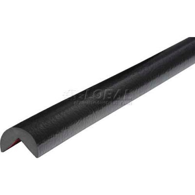 Knuffi 90-Degree Corner Bumper Guard, Type A, 196-3/4"L x 1-9/16"W, Black, 60-6700-3