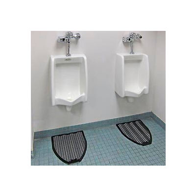 Impact® Urinal Mat - Fresh Scent, Black W/ Touch Fastener Z-Mat, 6-Pack - 1525-5 - Pkg Qty 6