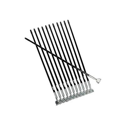 Impact® Dust Mop Handle - Steel Vinyl Coated, Black, 60", 70360 - Pkg Qty 12