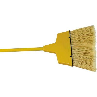 Impact® Angled Plastic Broom - 55", Yellow, 91527b - Pkg Qty 12
