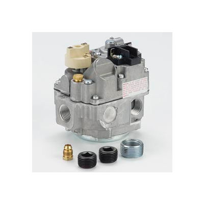 Solenoid Valve - 1/2" Inlet, 1/2" Side Outlets, 3.5" W.C