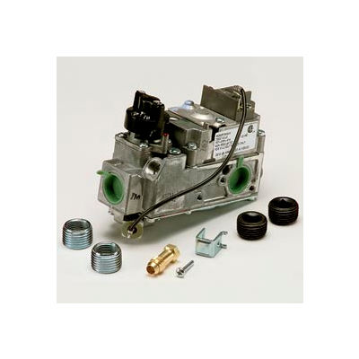Gas Heating Valve - 1/2" Inlet & Outlet, No Pressure Reg., Millivolt