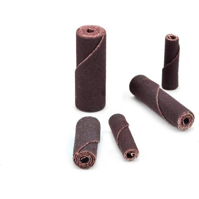 Superior Abrasives 18604 Cartridge Roll 1 x 1.5 x 1/4 Aluminum Oxide Medium - Pkg Qty 100