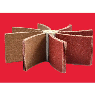 Superior Abrasives 39192 Bore Polisher Spindle 3-1/8 to 4 Aluminum Oxide Medium - Pkg Qty 10