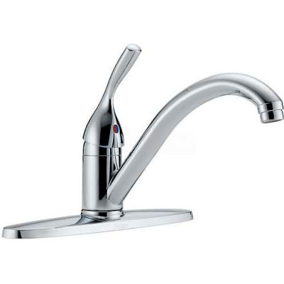 Delta 100-DST, Classic Single Handle Kitchen Faucet, Chrome