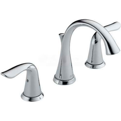 Delta® 3538-MPU-DST Lahara Two Handle Widespread Lavatory Faucet, Chrome