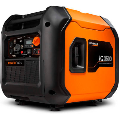 Generac® iQ3500, 3500 Watt, Inverter Generator, Gasoline, Electric/Recoil, 120/240V