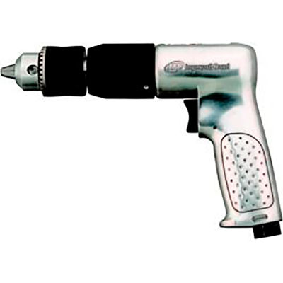 Ingersoll Rand Industrial Pistol Grip Air Drill, 1/2" Chuck, 500 RPM