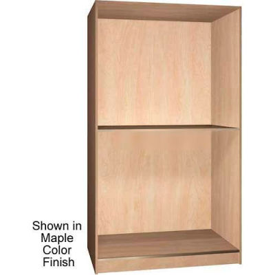 Download Ironwood 2 Compartment Open Storage Cabinet, Oiled Cherry Color | B485578 - GLOBALindustrial.com