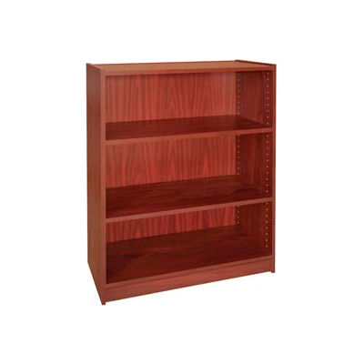 42" Adjustable Bookcase - 36"W x 11-7/8"D x 41-7/8"H Mahogany
