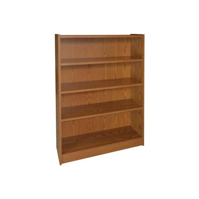 48" Adjustable Bookcase - 36"W x 11-7/8"D x 47-1/8"H Medium Oak