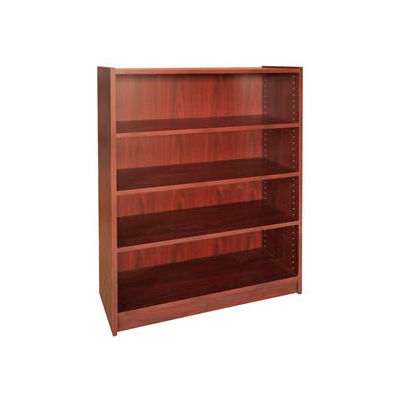 48" Adjustable Bookcase - 36"W x 11-7/8"D x 47-1/8"H Mahogany
