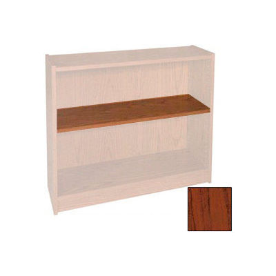 Extra Shelf - 34-1/2"W x 11-1/2"D x 1" Thick for Adj. Bookcase Mahogany