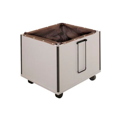 Book Drop Cart - 26-1/8"W x 24-3/8"D x 24-3/8"H Gray