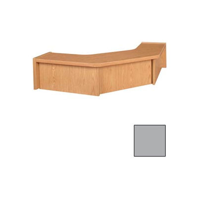 Corner Riser - 36-1/4"W x 36-1/4"D x 10"H Gray