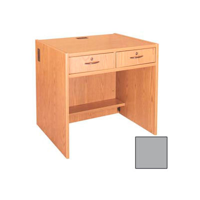 Two-Drawer Unit - 36"W x 30-1/8"D x 32-1/8"H Gray