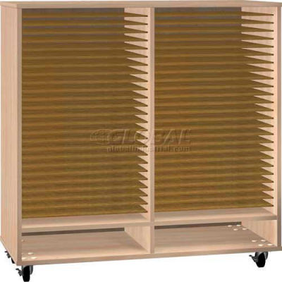 Ironwood Mfg. FS Series - 50 Open Folio Music Storage Cabinet - Maple