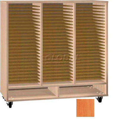Ironwood Mfg. FS Series - 75 Open Folio Music Storage Cabinet - Oiled Cherry