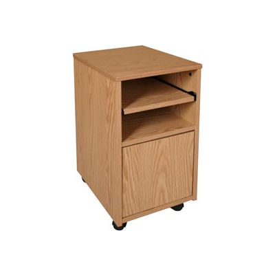 Ironwood Fax Stand, 16"W x 20"D x 26-3/8"H, Natural Oak