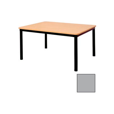 Rectangle Library Table - 60"W x 48"D x 29"H Gray