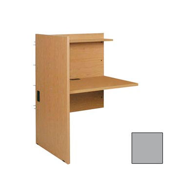 Study/Computer Carrel Adder - 35"W x 29-7/8"D x 48-1/8"H Gray