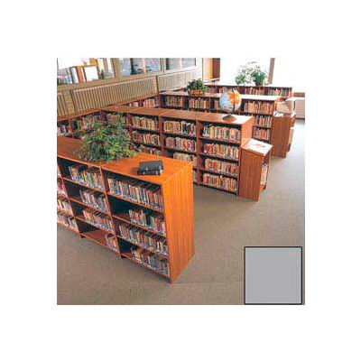 60" Double Face Shelving Base - 37"W x 24"D x 59-7/8"H Gray