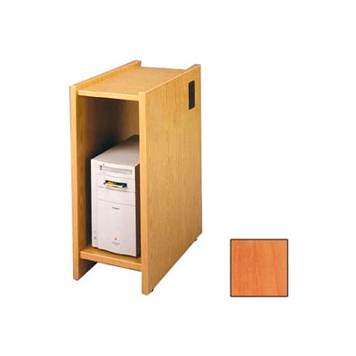 Lab Workstation CPU Shelf - 12-5/8"W x 23-7/8"D x 30"H Oiled Cherry