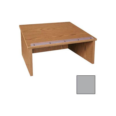 Table top Podium / Lectern - 24"W x 19-3 / 4"D x 13-3 / 4"H Gray