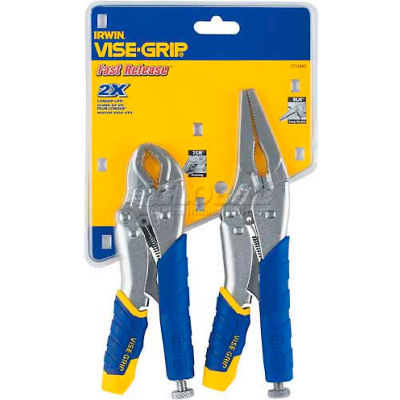 IRWIN VISE-GRIP® 1771883 2 Piece Fast Release™ Locking Plier Set