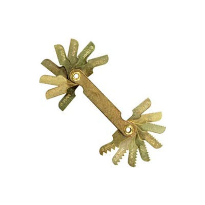 Thread Pitch Gauges-16-leaf Metric Thread Gauge-Carded