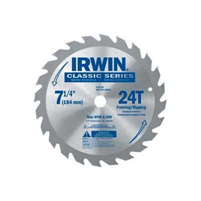 Irwin® Classic-7-1/4" X 40t X Universal Circular Saw Blade For Wood-Bulk - Pkg Qty 25
