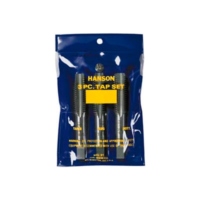 Pouched Sets, Taper, Bottoming & Plug-3 Pc. HCS-Tap 1/4"-20 NC