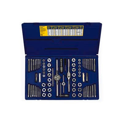 76 Pc. Machine Screw/Fractional/Metric Tap & Hex Die Super Set