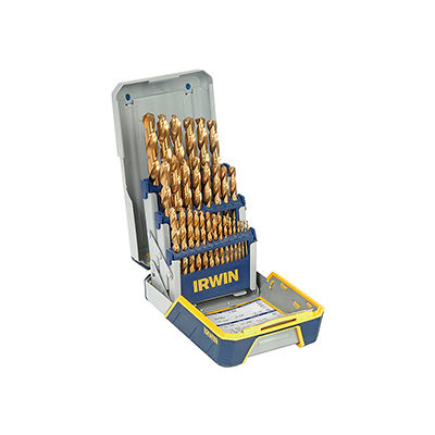 29 Pc. Drill Bit Industrial Set Case, Tin Coated