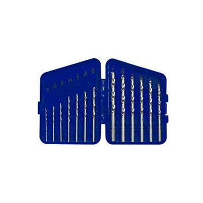 High Speed Steel Drill Bit Set-General Purpose-Metal Index-15 Pc.