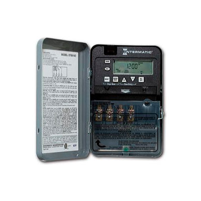 Intermatic ET1705C 7-Day 30 Amp SPST Electronic Timeswitch - Clock Voltage 120-277V NEMA 1