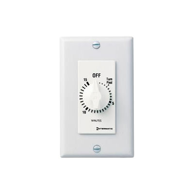 Intermatic FD15MWC 15 Minute 125-277V SPST Decorator Series Spring ...