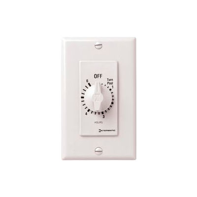 Intermatic FD6HW 6 Hour 125-277V SPST Decorator Series Spring Wound ...