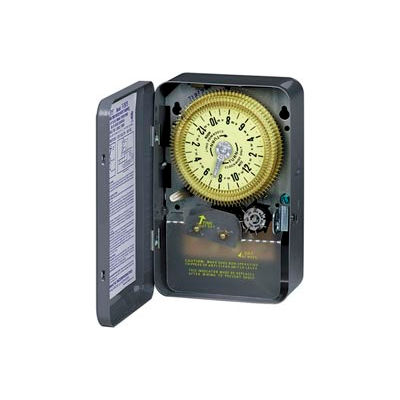 Intermatic T1905 NEMA 1 - 24 Hour Dial Time Switch W/o Skipper, 125V, SPDT
