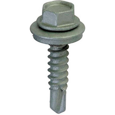 ITW Teks Roofing Screw - #12 x 1" - Hex Washer Head - Drill Point - 21418