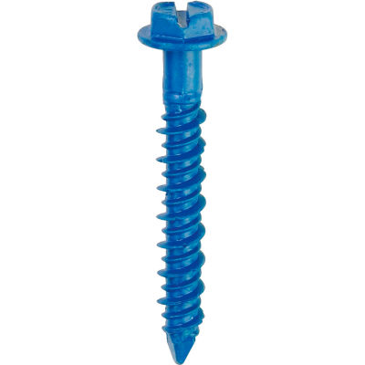 ITW Tapcon 24335 - 1/4" x 3-3/4" Concrete Anchor - Hex Head - Made In USA - Pkg of 25