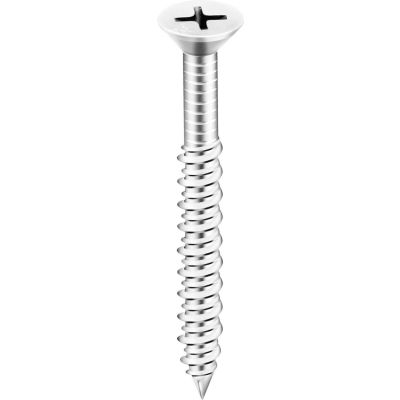 ITW Tapcon Concrete Anchor - 3/16 x 2-1/4" - Phillips Flat Head - White - Pkg of 75 - 24372