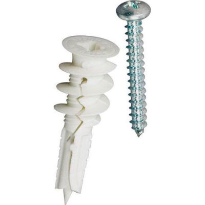 ITW E-Z Ancor 25310 - Twist-N-Lock 75 lb. Self-Drilling Drywall Anchor - Made In USA - Pkg of 50