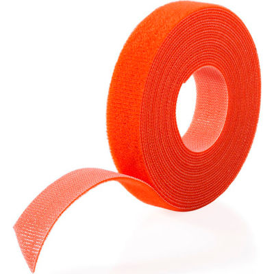 VELCRO® Brand One-Wrap® Hook & Loop Tape Fasteners Orange 3/4" x 15'