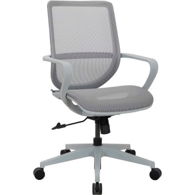 Interion® All Mesh Task Chair - Gray